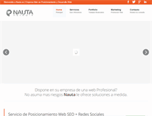 Tablet Screenshot of nauta.es